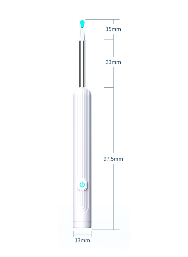 ULHYC - Ear Wax Removal Visual ear scoop ear pick wireless wifi endoscope high definition ear picking Wi-Fi Visible Wax Elimination Spoon For iPhone, iPad, Android Phones - Image 1