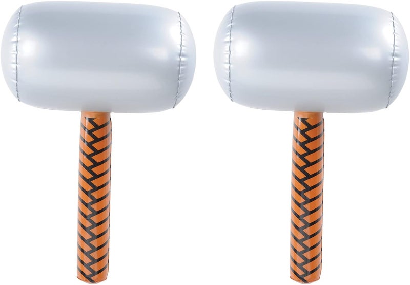 Beistle 2 Piece Inflatable Hammers Superhero Carnival Prizes Heroes Theme Photo Props Medieval Party Supplies Halloween Costume Accessories 18 - Image 1