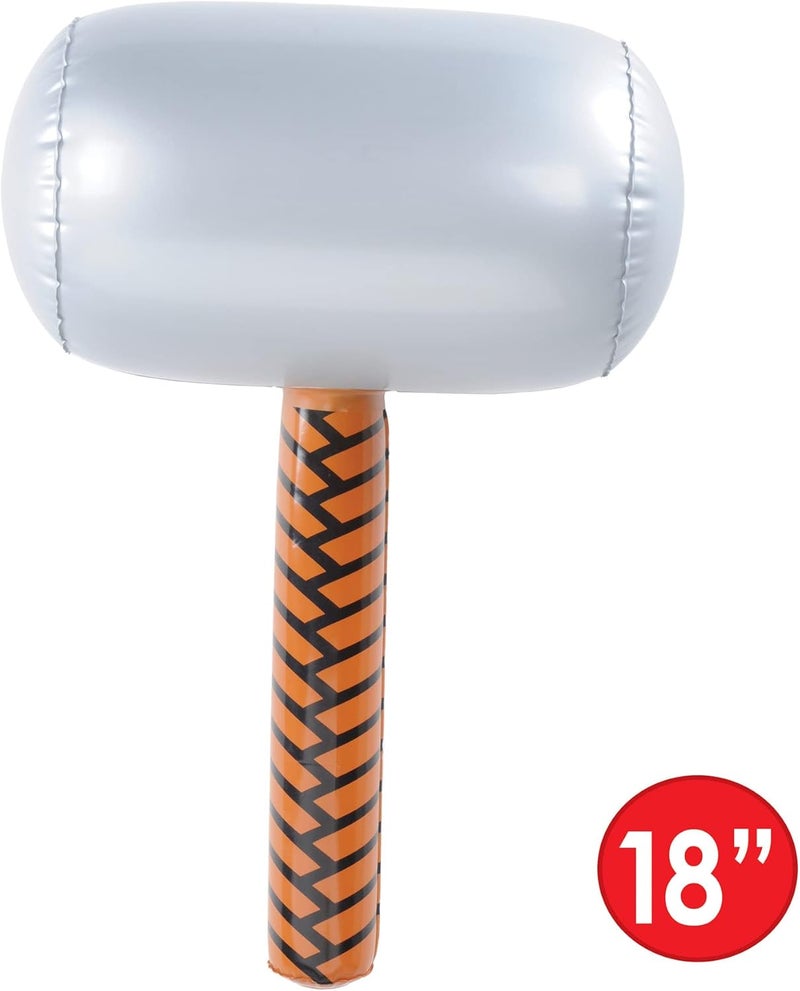 Beistle 2 Piece Inflatable Hammers Superhero Carnival Prizes Heroes Theme Photo Props Medieval Party Supplies Halloween Costume Accessories 18 - Image 2