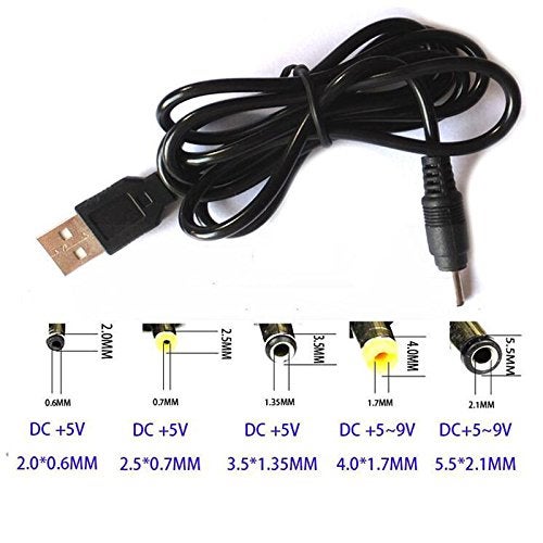 CentIoT - USB A Male -to- DC 4.0 * 1.7 mm Power Plug Connector Adapter Converter - with Cord - suitable for miniature security cameras - Image 4