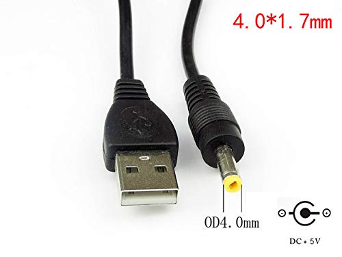 CentIoT - USB A Male -to- DC 4.0 * 1.7 mm Power Plug Connector Adapter Converter - with Cord - suitable for miniature security cameras - Image 3