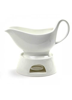 Norpro Porcelain Gravy Sauce Boat with Stand and Candle, 16oz, White - pzsku/Z4C2577F5A96DB811763CZ/45/_/1728458429/e2e0ab2b-0eed-4900-870d-f3bcf53b7910