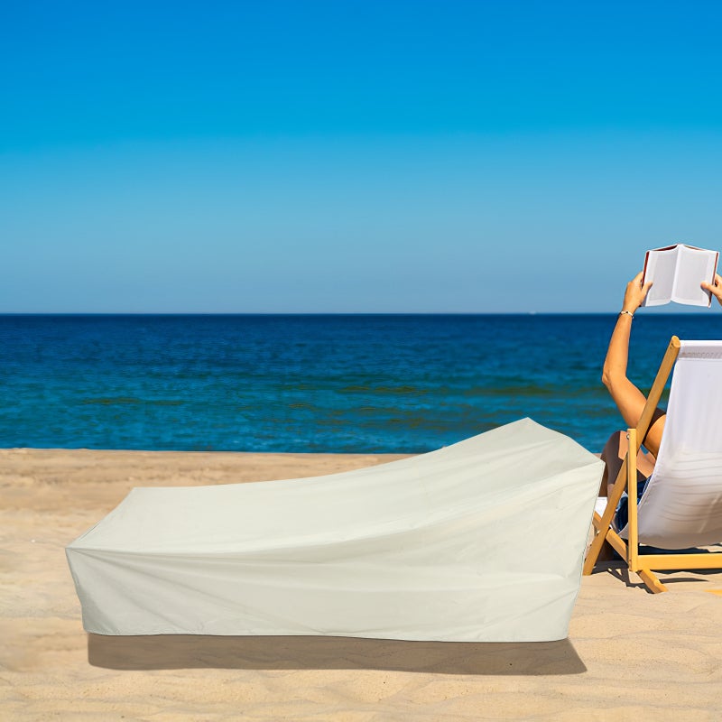 Oxford Cloth Lounger Chair Protector Chair Cover Patio Chair Protective Cover Garden Chair Cover Recliner Lounger Cover - Image 5