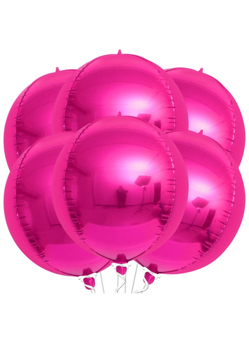 KATCHON Pink Balloons for Party Decorations Pack of 6 