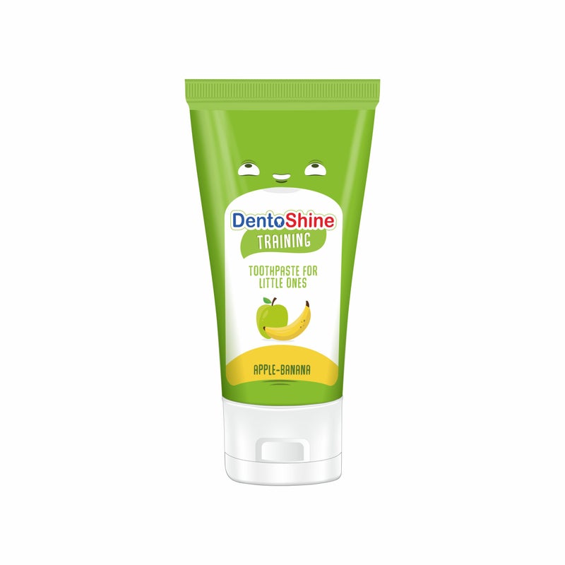 DentoShine Training Toothpaste 60g - Apple Banana - Image 1