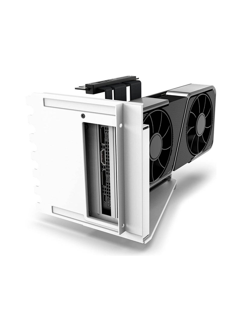 طقم تركيب وحدة معالجة الرسوميات الرأسية NZXT، كابل PCIe 4.0x16 Riser مقاس 175 مم، حامل وحدة معالجة الرسوميات، دعامة فولاذية قوية، يناسب تمامًا سلسلة NZXT H5 وH7 وH9، أبيض | AB-RH175-W1 - pzsku/Z4C25BE6C5C374B13C7F3Z/45/_/1714974149/0a5bd581-98c2-42f7-9d8d-4509f8075a9a