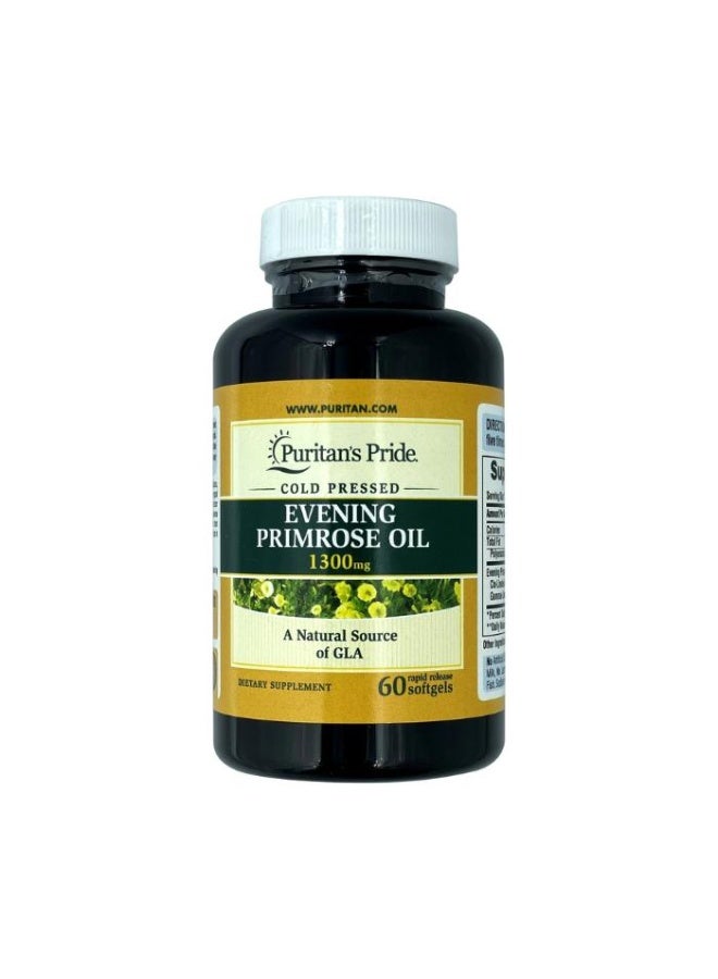 Evening Primrose Oil 1300 mg with GLA 60's