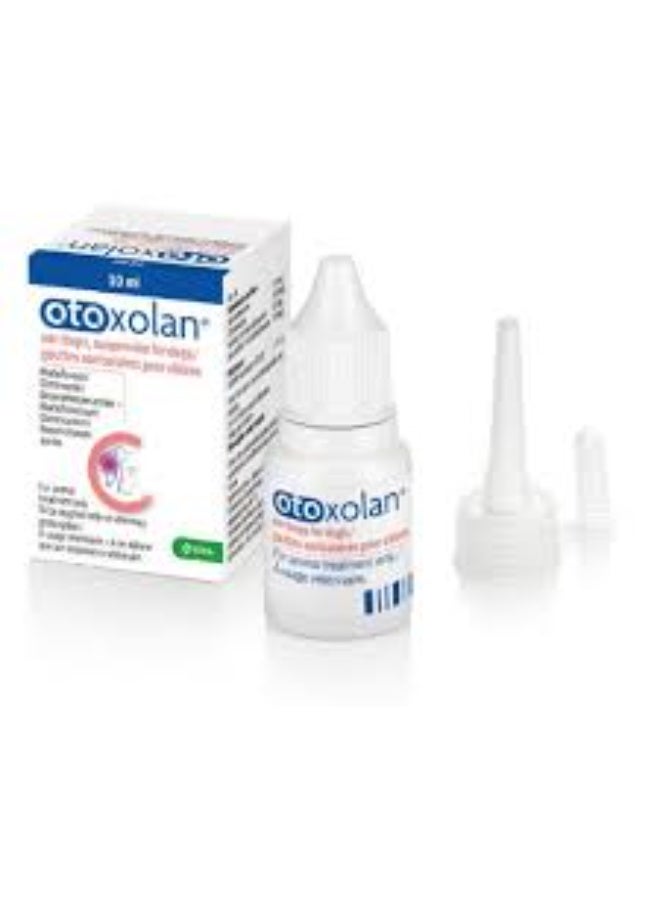 KRKA Otoxolan Ear Drops, Antibacterial, Antifungal & Anti-Inflammatory Suspension for Dogs 10 ml From Varmacy - Image 1