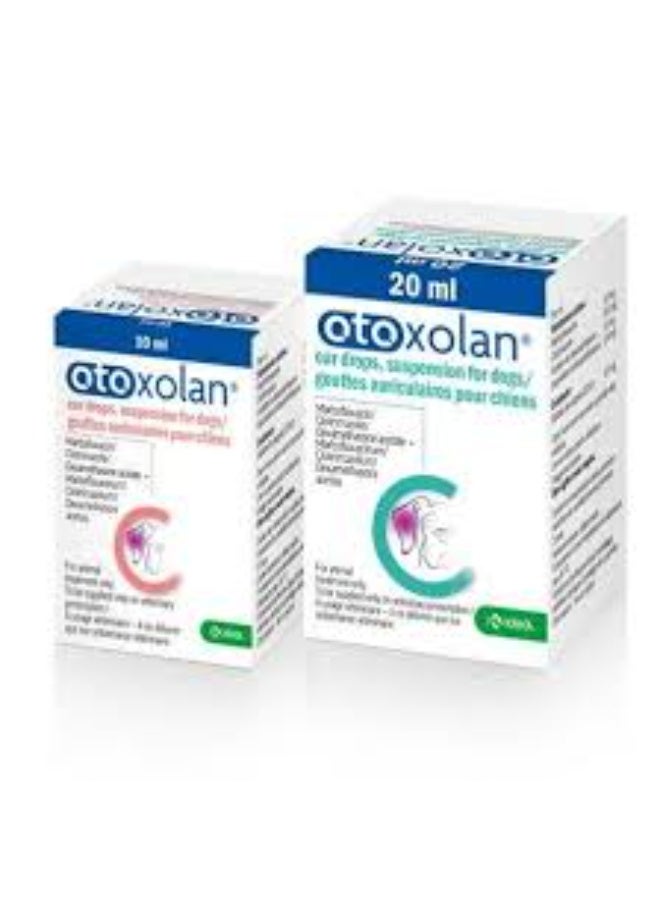 KRKA Otoxolan Ear Drops, Antibacterial, Antifungal & Anti-Inflammatory Suspension for Dogs 10 ml From Varmacy - Image 3