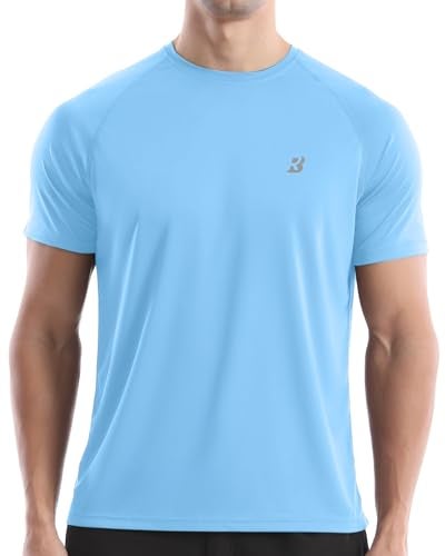 Roadbox Mens Rash Guard Short Sleeve UPF 50 UV Sun Protection Swim Shirts Quick Dry Lightweight Water Surf Beach TShirt - Image 1