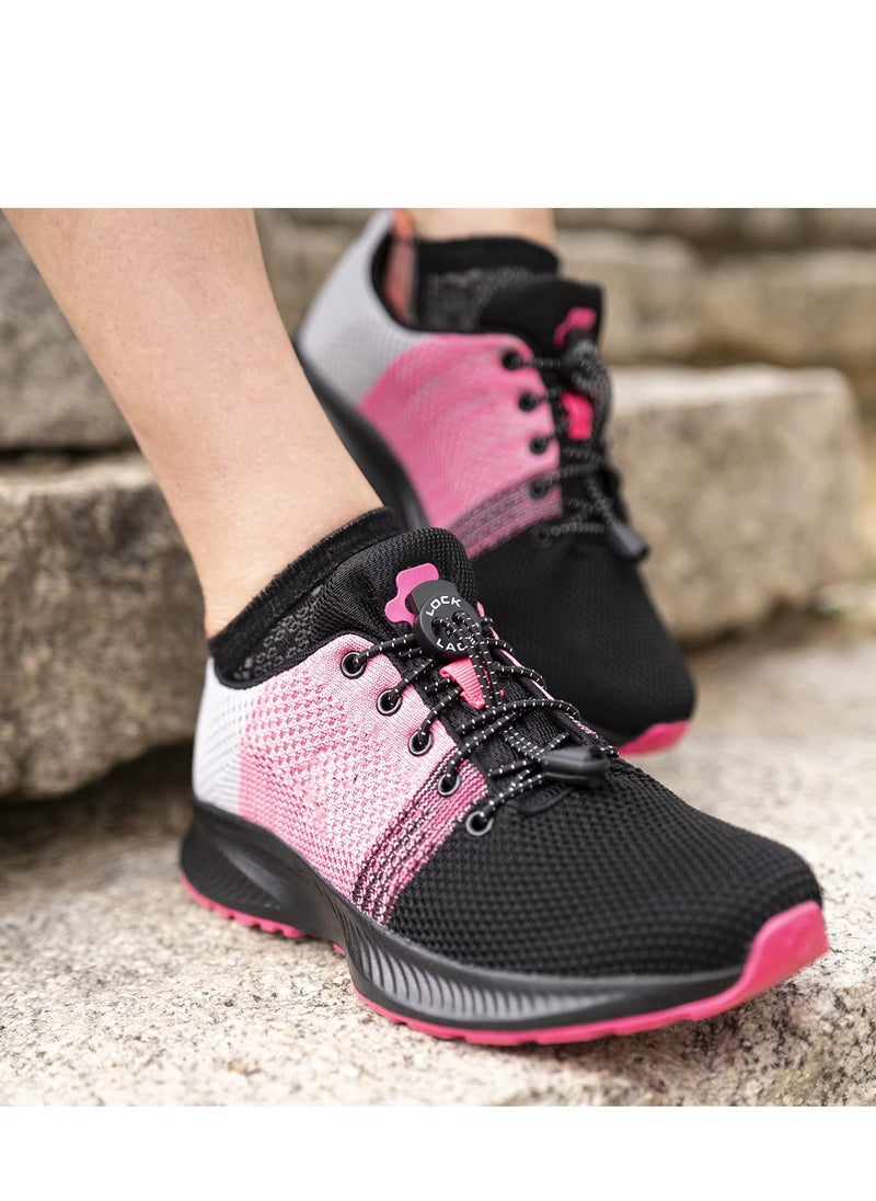 KASTWAVE - Lock Laces, Elastic No Tie Shoelaces, One Size Fits All, for Kids and Adults, Elastic No Tie Shoe Laces - Image 1