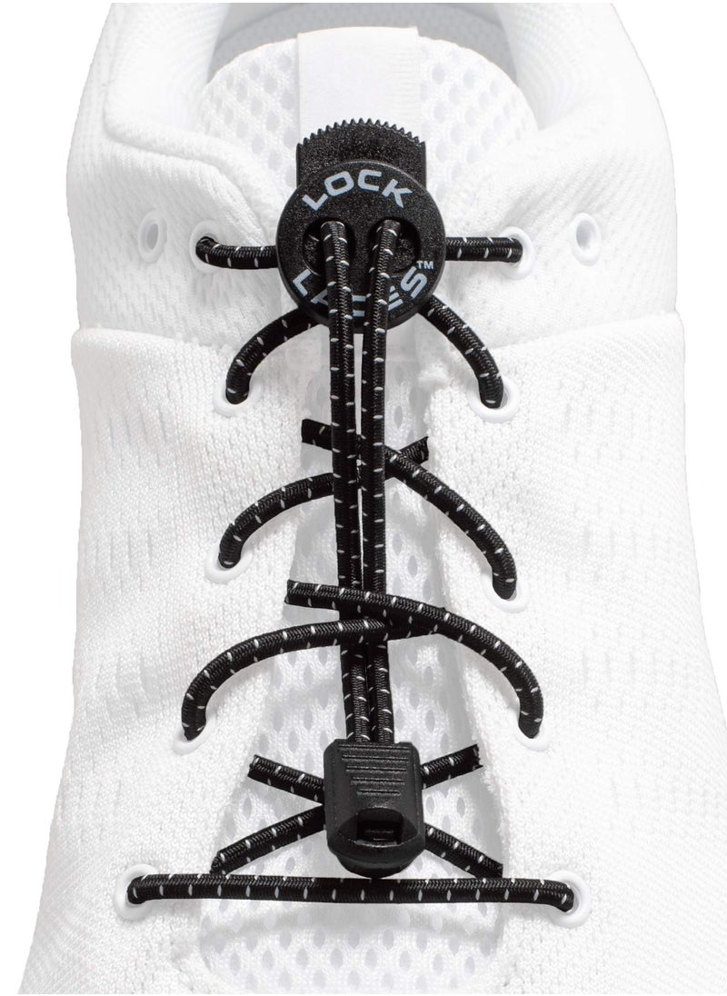 KASTWAVE - Lock Laces, Elastic No Tie Shoelaces, One Size Fits All, for Kids and Adults, Elastic No Tie Shoe Laces - Image 1