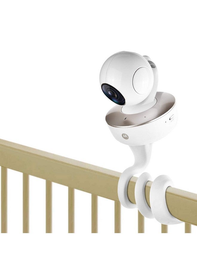 iTODOS Baby Monitor Mount Compatible With Arloowletgoodbabyhellobabyanmeatevtechmotorola Baby Monitor And Most Universal Monitors Cameraversatile Twist Mount Without Tools Or Wall Damagewhite - Image 2