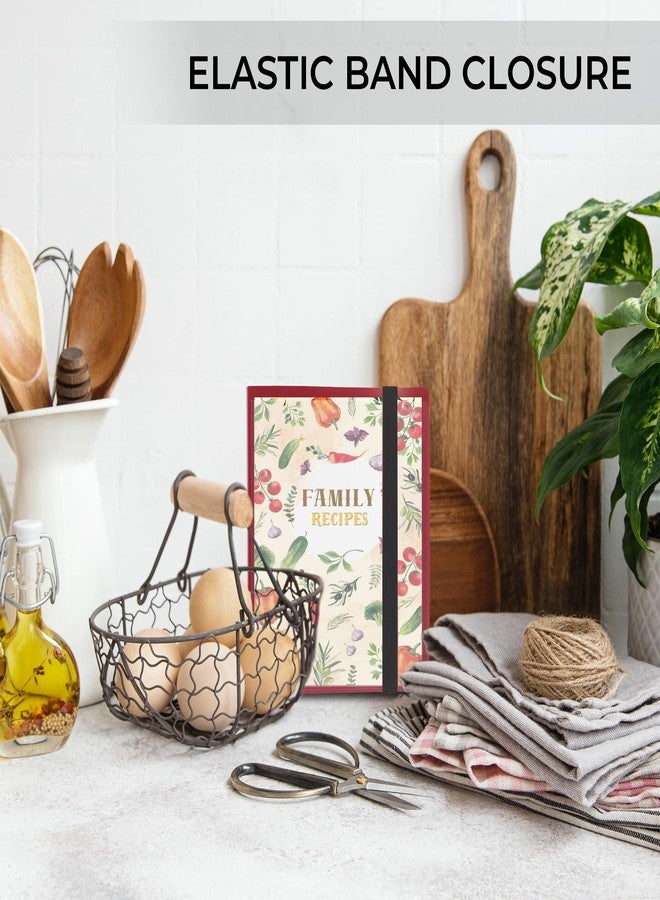 سامسيل حامل وصفات بلاستيكي من سامسيل، دفتر وصفات بأكمام بلاستيكية، يتسع لما يصل إلى 88 بطاقة وصفة، وبطاقات فهرسة مقاس 4×6، وغلاف قابل للتخصيص - Image 5