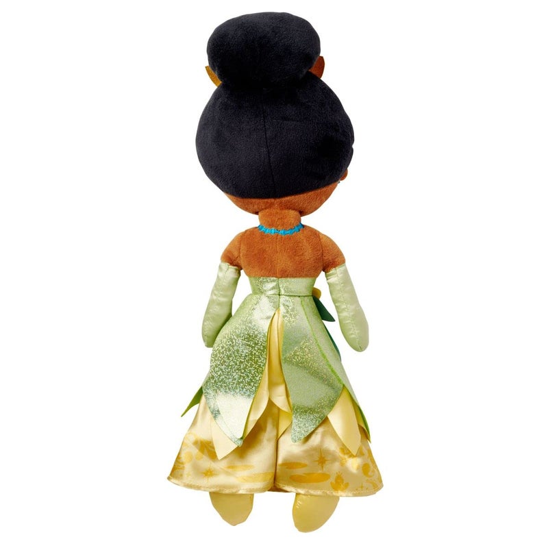Disney Store Official Princess Plush Doll, Tiana, Medium 14 Inches, Soft Plushy with Embroidered Features, Princess Toys for Girls, Disney Dolls, Stuffed Animals for Girls - Image 3