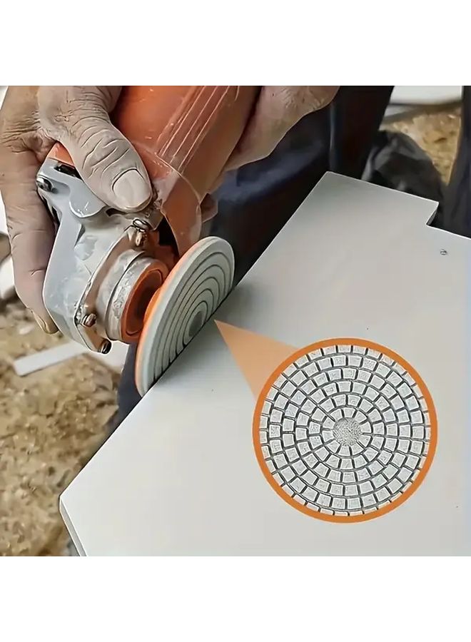 1pc Heavy Duty Diamond Grinding Polishing Pad Wheel For Angle Grinder Wet Dry - Image 2