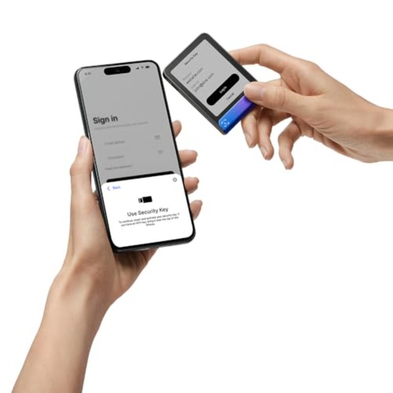 Flex - مُوقع تشفير يعمل باللمس - يمكنك إدارة جميع أصولك الرقمية وهويتك بشكل آمن عبر تطبيق Wallet Neptune Blue - Image 4