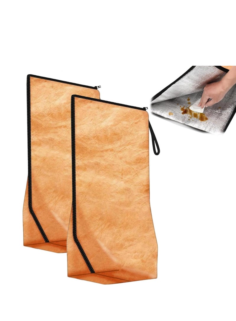 BBQ Blanket for Resting Meat, Lightweight Foldable BBQ Resting Blanket, Insulated Meat Resting Bag, Waterproof Reusable BBQ Right Meat Bags for Beef Brisket Turkey Brine Bag and Rest Blanket (2-PCS) - Image 1