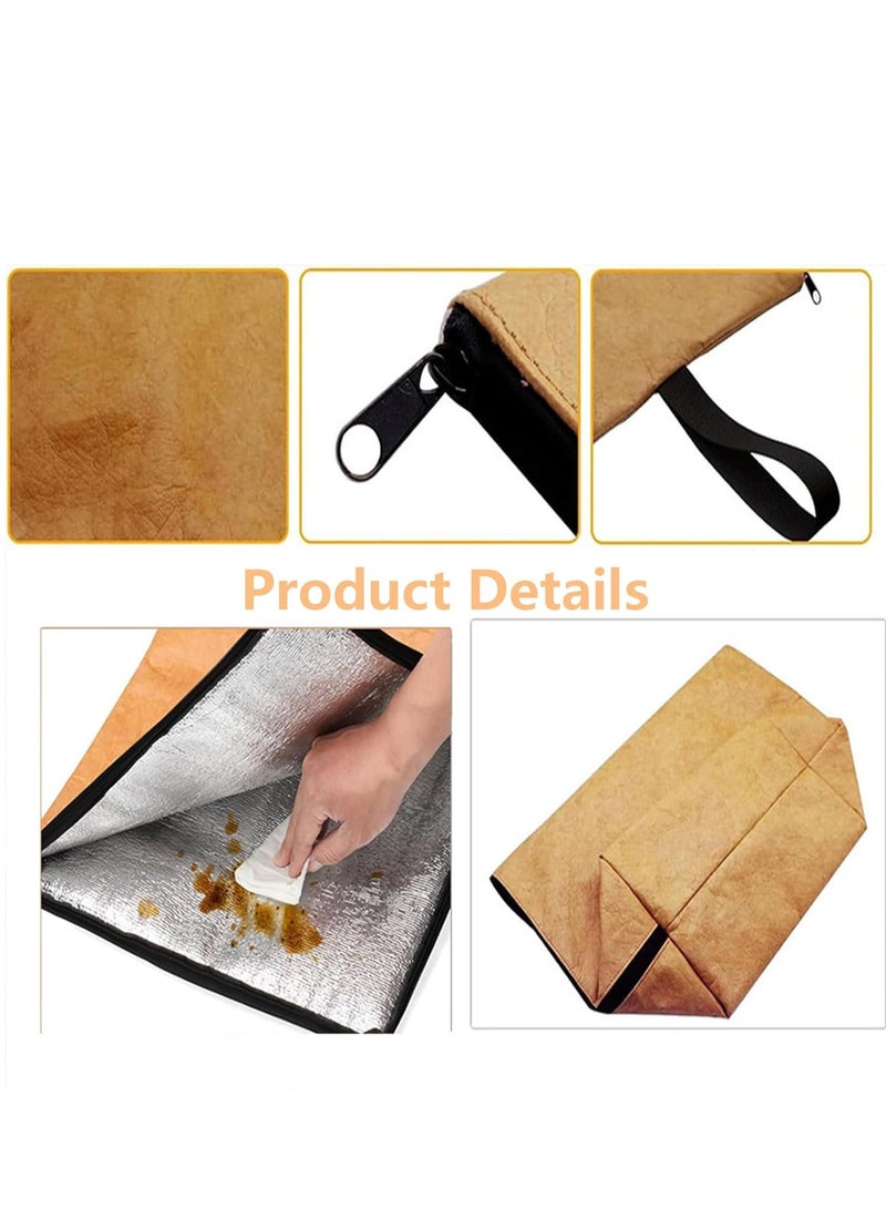BBQ Blanket for Resting Meat, Lightweight Foldable BBQ Resting Blanket, Insulated Meat Resting Bag, Waterproof Reusable BBQ Right Meat Bags for Beef Brisket Turkey Brine Bag and Rest Blanket (2-PCS) - Image 5