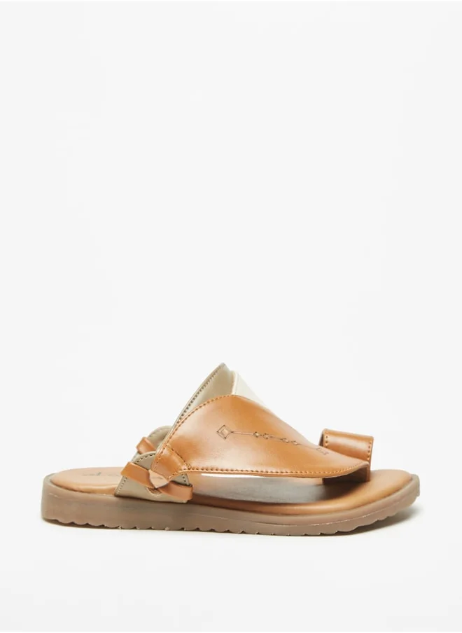 الواحة Boys Colourblock Slip-On Arabic Sandals