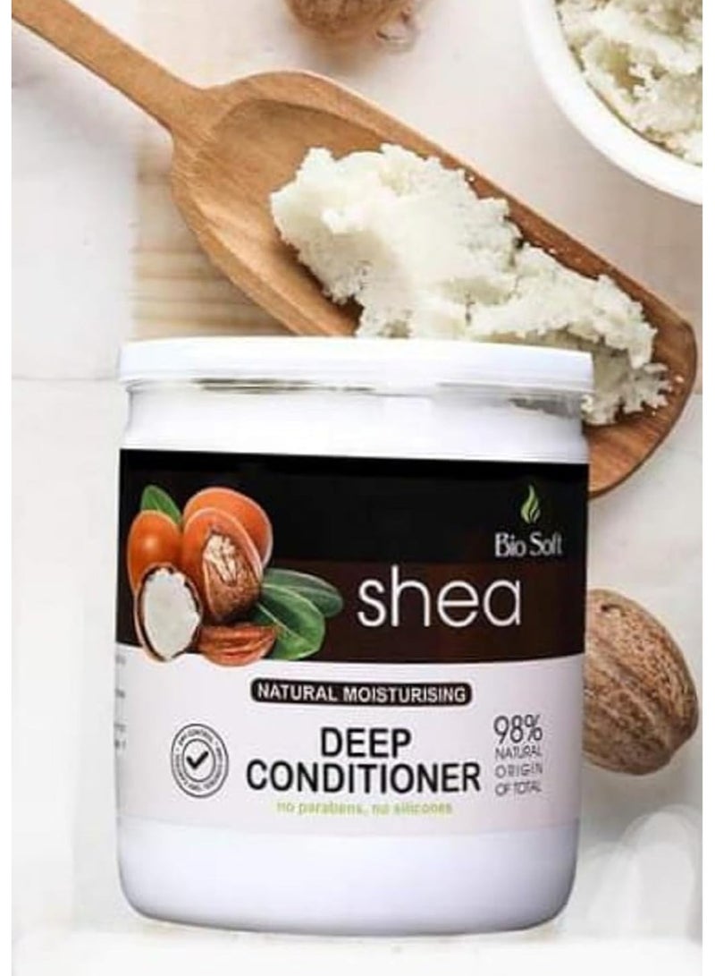 Bio Soft Hair Cream Bath with Shea Butter for Moisturizing & Nourishing Hair - Image 2