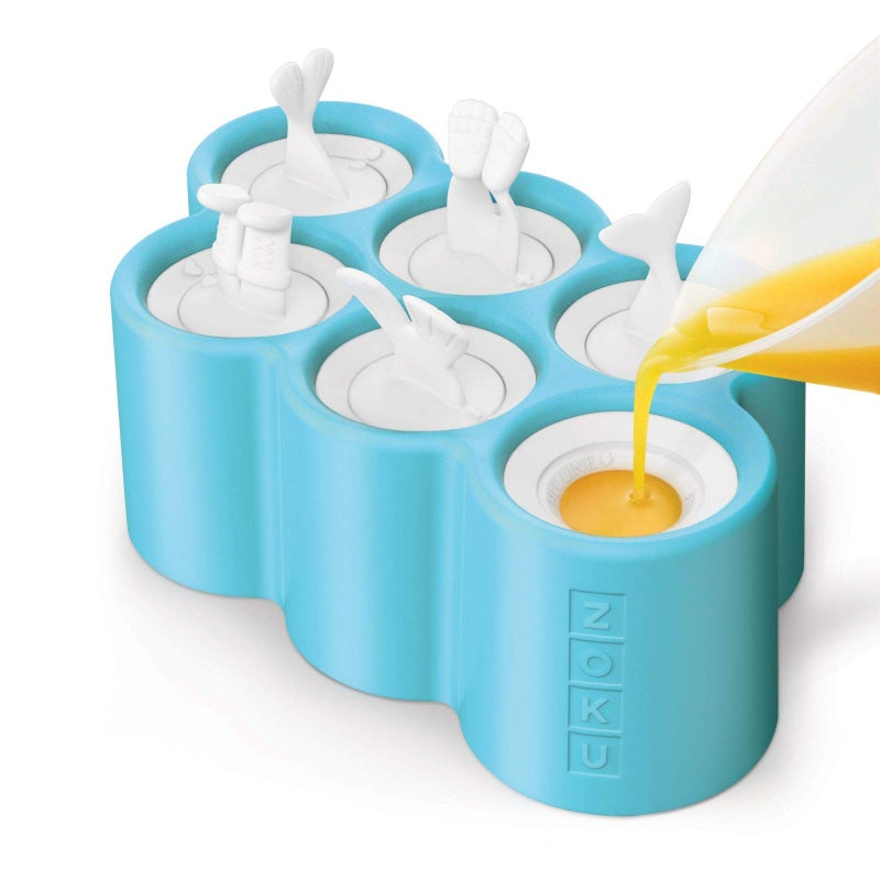 ZOKU قوالب زوكو بولار بوب، 5 أصدقاء مستكشفين مختلفين وقوالب مثلجات على شكل مستكشف قطبي في صينية واحدة، سهلة الإخراج، خالية من BPA - Image 5