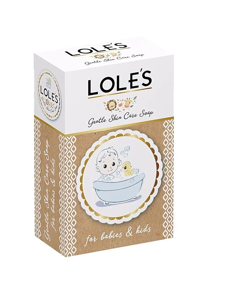 Lole's Gentle Skin Care Soap for Babies & Kids – Mild & Nourishing Formula, Pack of 2 x 100g - Image 2