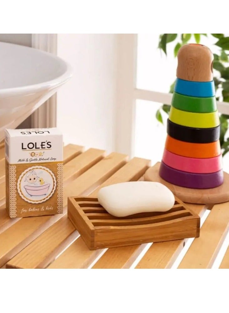 Lole's Gentle Skin Care Soap for Babies & Kids – Mild & Nourishing Formula, Pack of 2 x 100g - Image 5