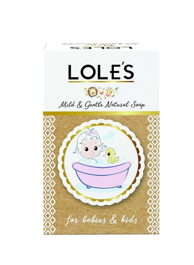 Lole's Gentle Skin Care Soap for Babies & Kids – Mild & Nourishing Formula, Pack of 2 x 100g - Image 3