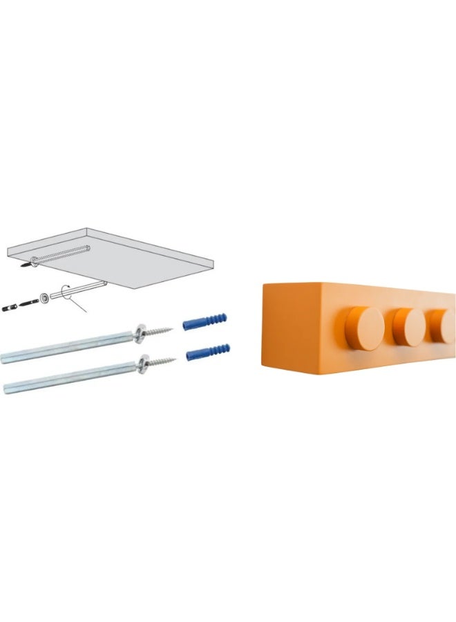 LeBLOQ Levora II Wall Shelf Set, Minimalist Wooden Shelves with Customizable Color and Layout - Image 5