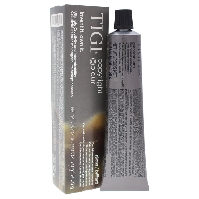 كريم صبغة الشعر من TIGI لون جلاسي للرجال والنساء رقم 630 أشقر ذهبي طبيعي داكن 2 أونصة