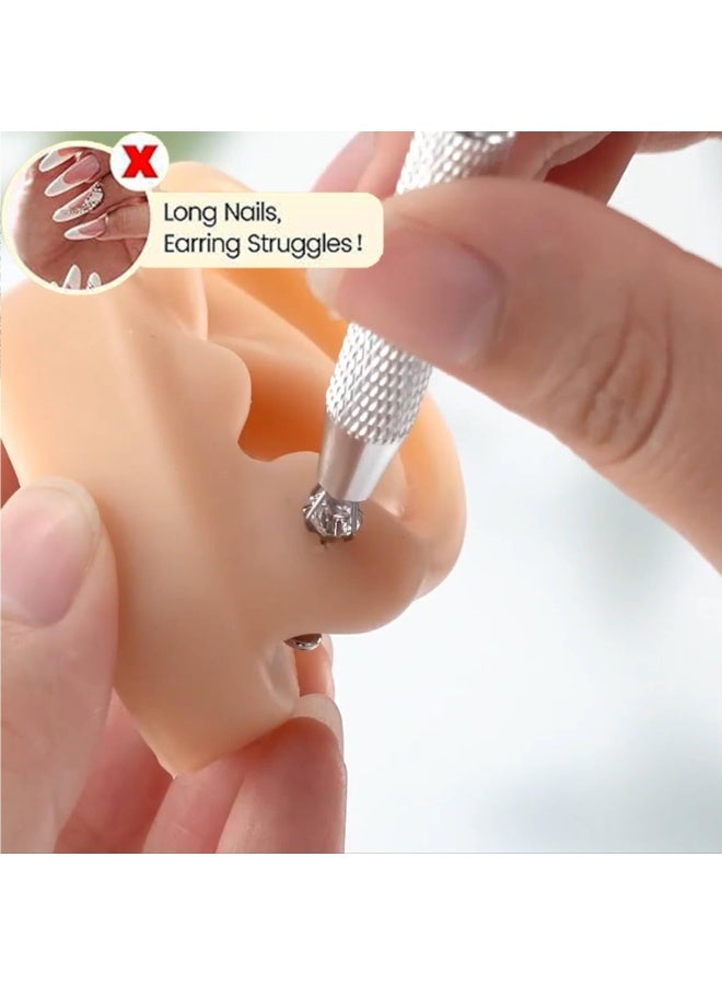 13pcs ثقب مخروط كرة مسيطر أداة لتغيير المجوهرات - 14G 16G 18G 20G ثقب مخروط مسطحة ظهر أقراط تطبيق أداة إدراج دبوس سلسلة المجوهرات الجسم تمديد مجموعة للأذن / الأنف - Image 4