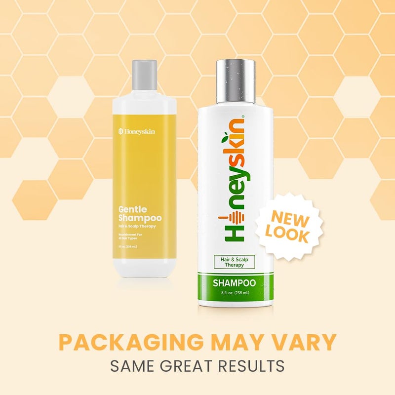 Honeyskin Hair Growth Shampoo for Women with Manuka Honey â€“ Sulfate-Free Formula for Thinning Hair, Hair Loss, Color-Treated Hair, and Dry Scalp Hydration (8 oz) - Image 2