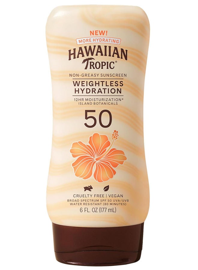 هاوايان تروبيك لوشن إس إتش ويت ليس بعامل حماية من الشمس 50، 177 مل