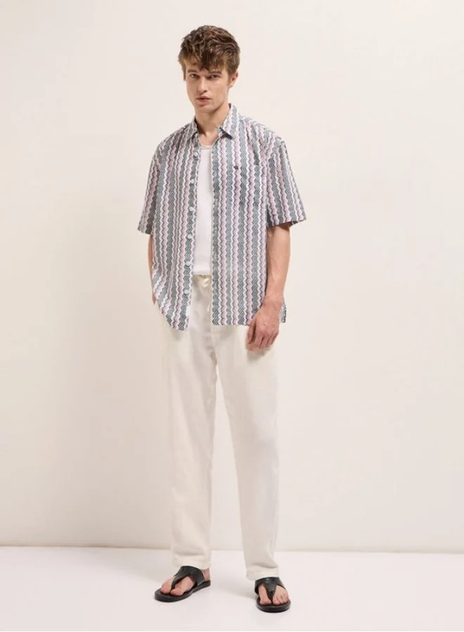 THE BEAR HOUSE Men's Shirt for Casual and Formal Wear | Classic Button-Down Style for Office, Daily Use, Travel, Events & All-Season Outfits | Versatile & Stylish Wardrobe Essential for Every Occasion