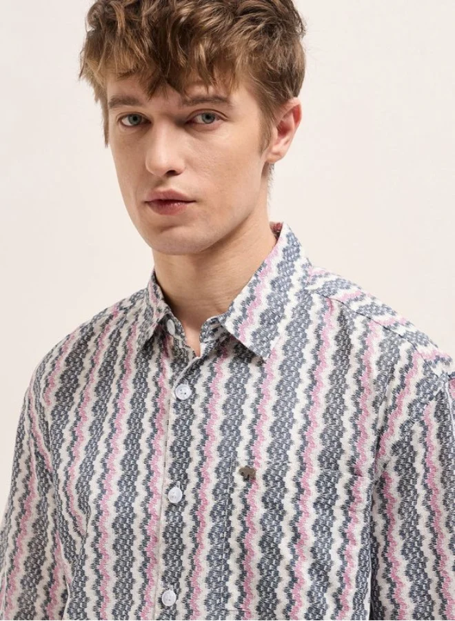 THE BEAR HOUSE Men's Shirt for Casual and Formal Wear | Classic Button-Down Style for Office, Daily Use, Travel, Events & All-Season Outfits | Versatile & Stylish Wardrobe Essential for Every Occasion