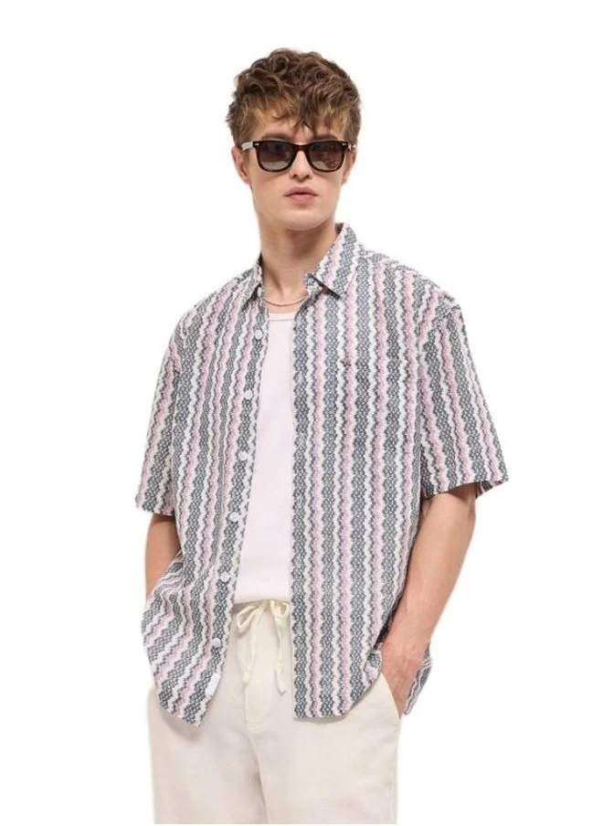 THE BEAR HOUSE Men's Shirt for Casual and Formal Wear | Classic Button-Down Style for Office, Daily Use, Travel, Events & All-Season Outfits | Versatile & Stylish Wardrobe Essential for Every Occasion