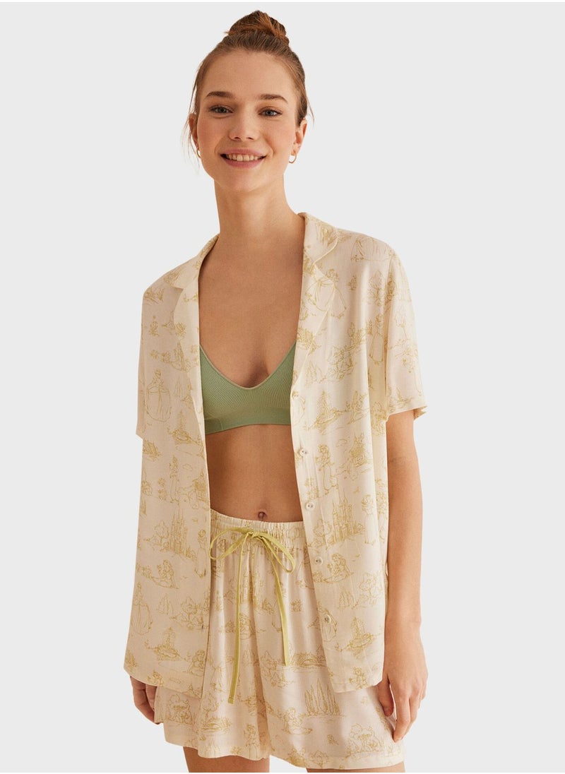 women'secret - Yell Printed Short Pyjama Set - Image 1