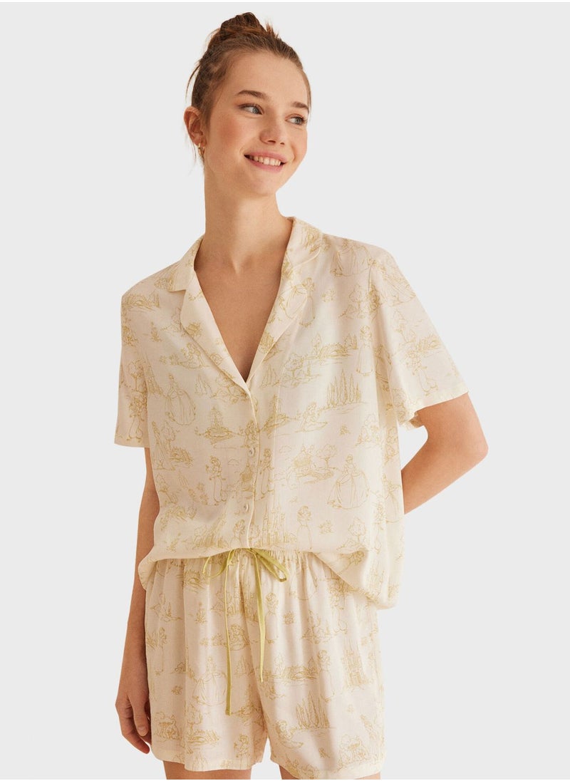 women'secret - Yell Printed Short Pyjama Set - Image 1