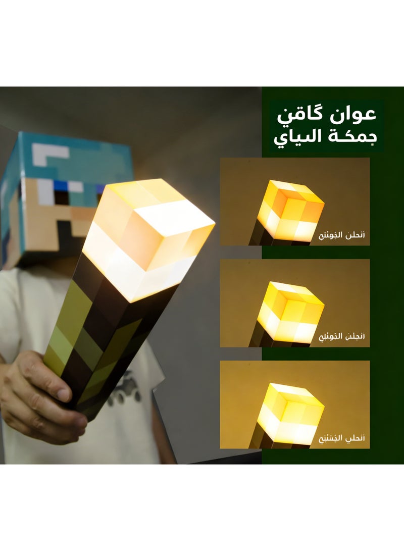 MINECRAFT Torch Night Light Gaming Peripheral, MC Torch Lamp Ambient Decoration Light - Image 3