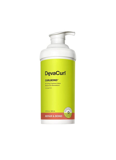 DevaCurl CurlBond Re-Coiling Treatment Mask | Helps Re-Link Broken Bonds | Improves Strength | Protects From Future Damage | All Curl Types