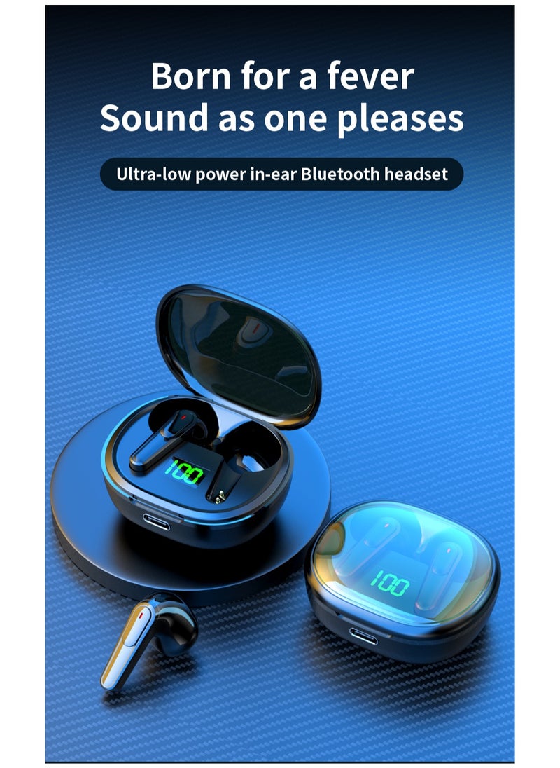 SAB - Wireless Bluetooth Headphones - Digital Display/Touch/Stereo - Image 1