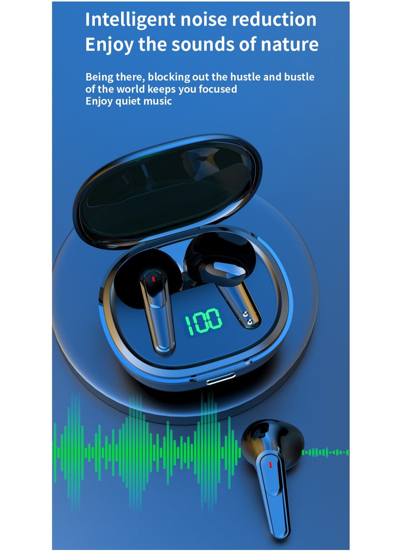 SAB - Wireless Bluetooth Headphones - Digital Display/Touch/Stereo - Image 1