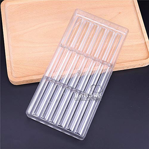 LoBake 18 cavities long sticks shape polycarbonate PC chocolate mold candy fondant ice cube mould baking moldes DIY bakeware supplies - Image 4