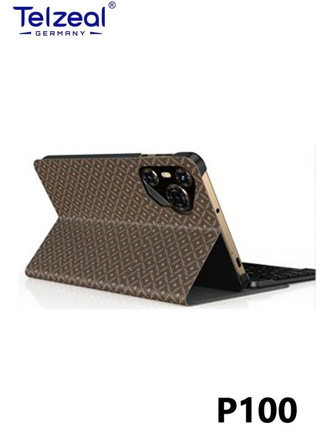 Telzeal P100 Android 13 Tablet 10.1-Inch HD Display | 12GB RAM 512GB ROM | Dual SIM + 5G WiFi | 8000mAh High-Capacity Battery | Wireless Keyboard & Mouse Included | Green Tablet for Work, Study & Entertainment - Image 4