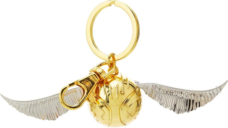 Monogram International Harry Potter Pewter Key Ring: Golden Snitch - Image 2