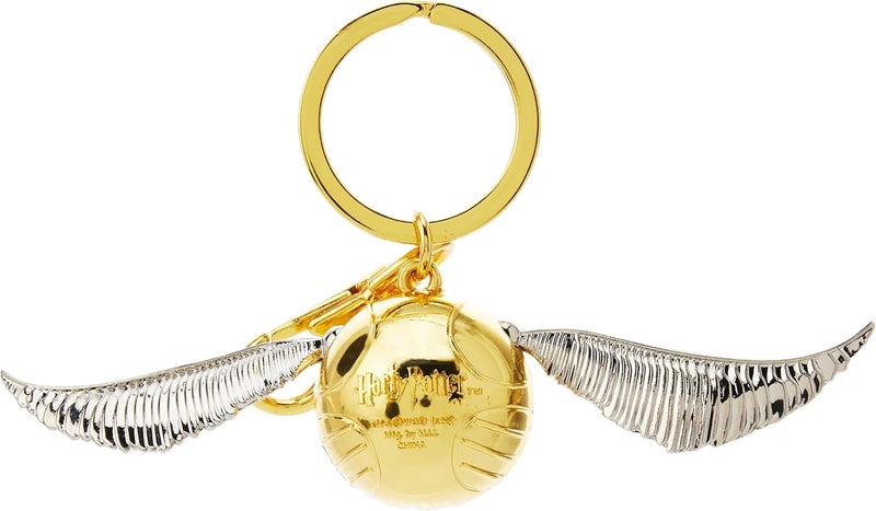 Monogram International Harry Potter Pewter Key Ring: Golden Snitch - Image 1