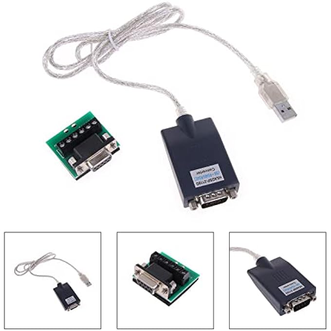 rayihni USB2.0 TO RS-485 RS-422 DB9 PIN FEMALE PORT CHIP PL2303 ISOLATED USB TO A RS485 RS422 ADAPTER CONVERTER - Image 2