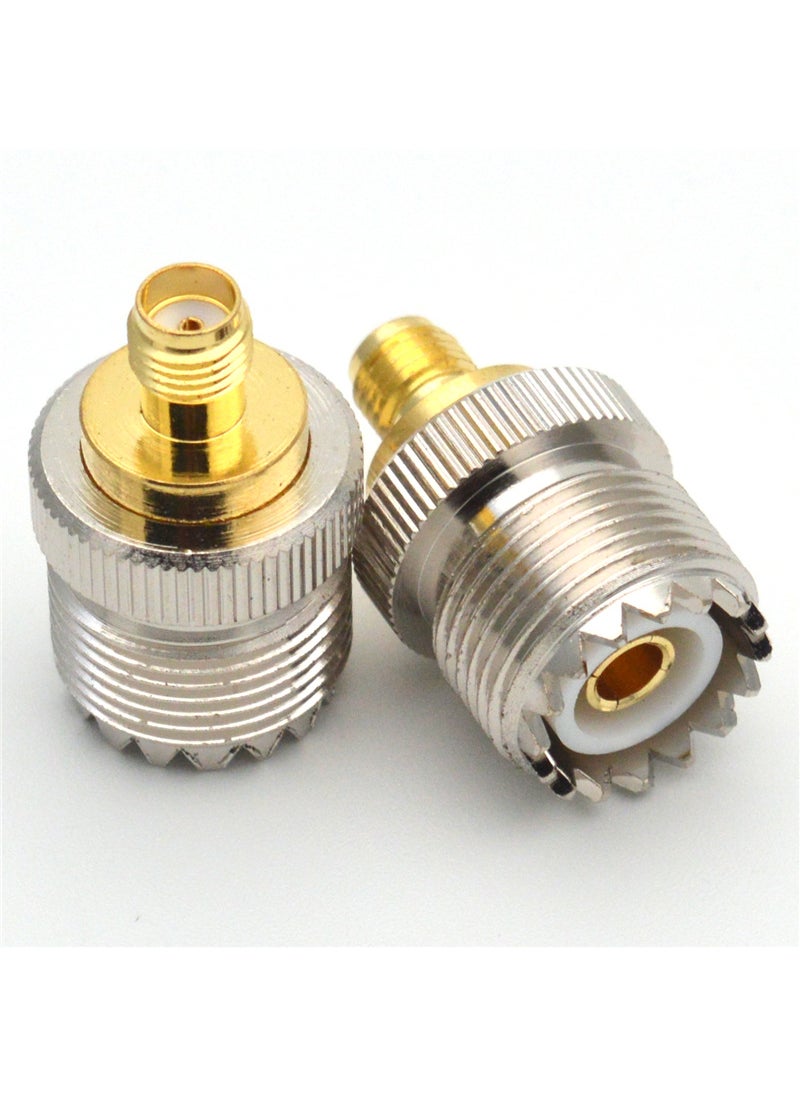 Generic Adapter Head SMA Male To M Female UHF Head SL16 To SMA-KK Conversion Head Radio Frequency Connector 