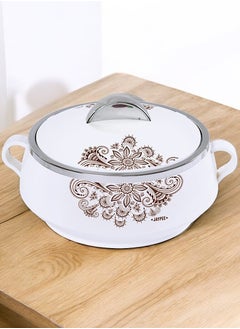 JAYPEE Jaypee Florina Casserole 1 Piece-2000ml, Super Glossy Premium Finish- White  - Image 2